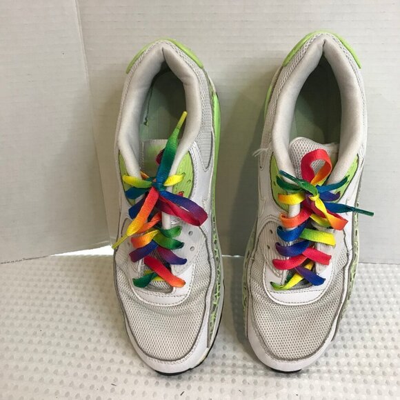 NIKE WOMENS AIR MAX 90 LEATHER SAFARI SNEAKER  SIZE 9.5 - Picture 2 of 9